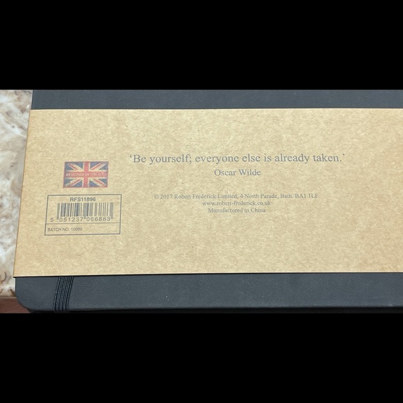 New Robert Fredrick lined page bullet journal notebook lined pages elastic strap - Picture 6 of 9